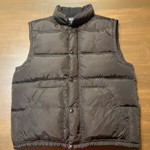 Vintage Polo Ralph Lauren Black Quilted Puffer Vest Size Large